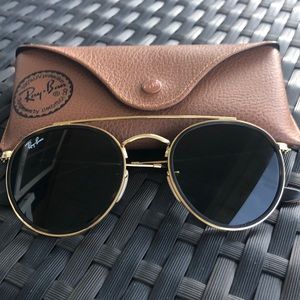 Ray-Ban Round Double Bridge 51mm sunglasses